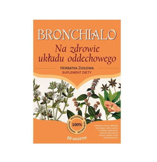Herbatka ziołowa bronchialo - na zdrowie układu oddechowego