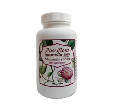 Męczennica cielista (passiflora incarnata)- 120 kaps