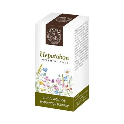 Hepatobon 30 kaps - chroni wątrobę, wspomaga trzustkę