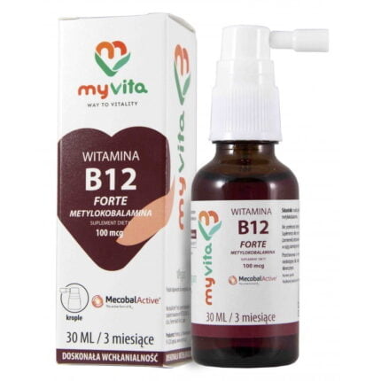 Witamina B12 metylokobalamina 30 ml