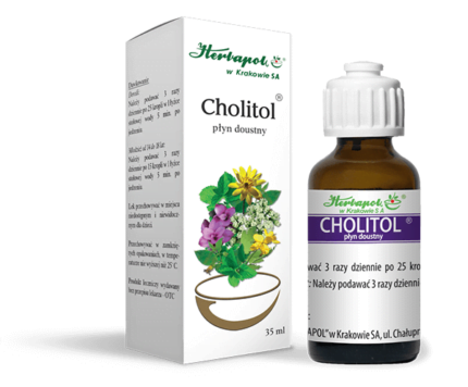 Cholitol 35 ml - zaburzenia trawienne