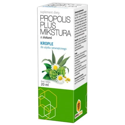 Propolis plus mikstura - krople z ziołami 20ml