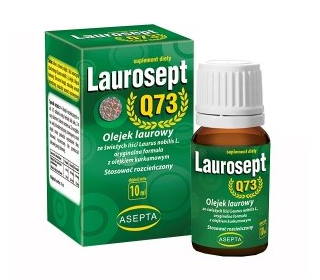 Laurosept Q73 10ml - olejek laurowy z olejkiem kurkumowym