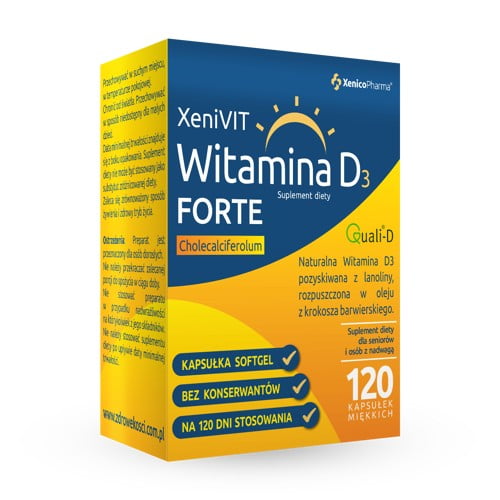 Xenivit witamina D3 4000 120 kaps