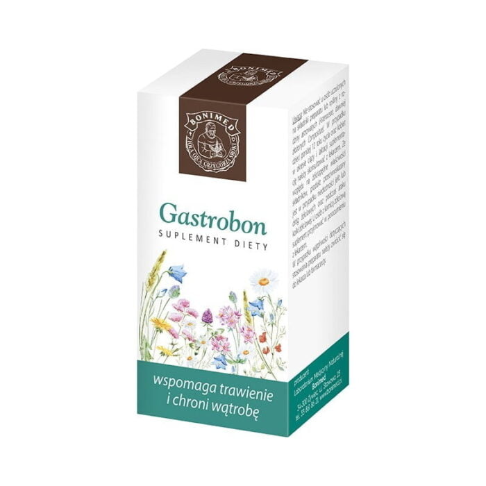 Gastrobon 60 kaps - wspomaga trawienie i chroni wątrobę