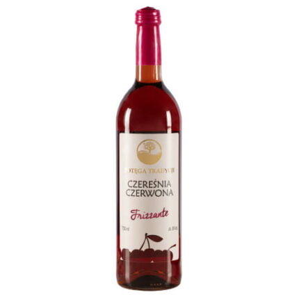 Wino frizzante czerwona czereśnia 750ml