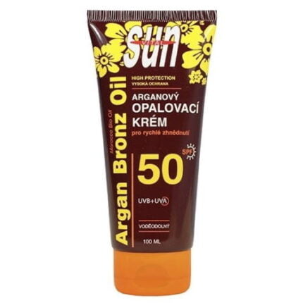Krem ochronny do opalania z organicznym olejem arganowym SPF 50 SUN VITAL - 100 ml