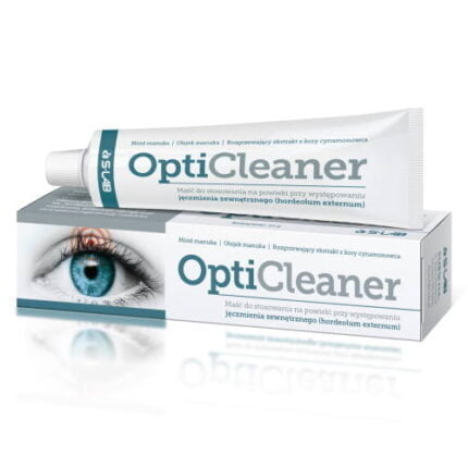 Opticleaner maść 15g - pielęgnacja skóry powiek przy występowaniu jęczmienia lub gradówki